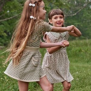 Soor Ploom Dunes Dress, Horse Print, Morel